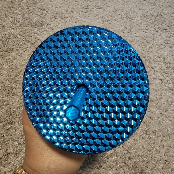 BNWT STARBUCKS VENTI CHROME METALLIC STUDDED TUMBLER - Picture 4 of 7